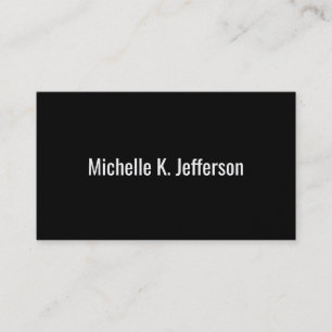 Black Gold Pattern II Business Card