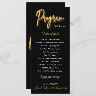 Black & Gold Program 3d Gold Tex Minimalist Design
