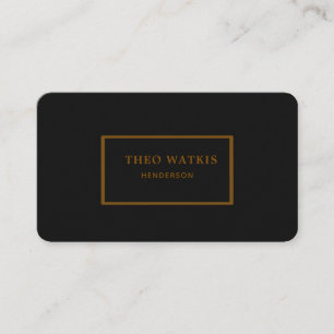 Black gold qr cod edit business card