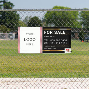 Black & Gold Real Estate Marketing Introduction Banner