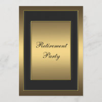 Black Gold Retirement Party