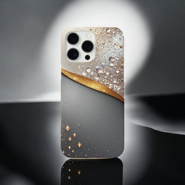 Black & Gold Sparkle Shield Case-Mate iPhone Case (Creator Uploaded)