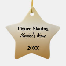 Black & Gold Sports Team Ornaments or Awards