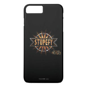 Black & Gold Stupefy Spell Graphic iPhone 8 Plus/7 Plus Case