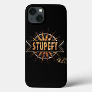 Black & Gold Stupefy Spell Graphic iPhone 13 Case