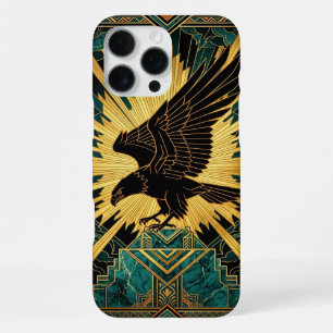 Black Gold Teal iPhone 16 Pro Max Case   Majestic 
