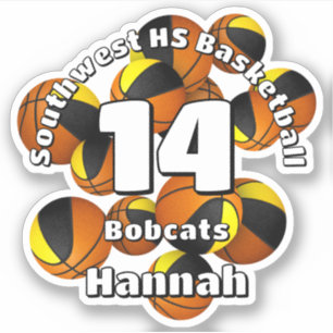 black gold team colours basketballs kids team name