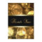 Black Gold Thank You Cards