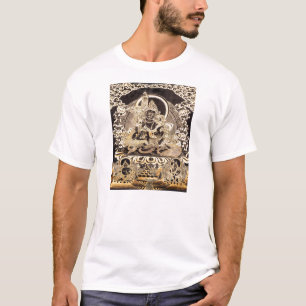 Black & Gold Tibetan Buddhist Art T-Shirt