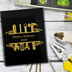 Black gold tools home repairs business 2026 planner