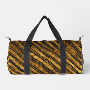Black Gold Vintage Art Deco Trendy Collection Duffle Bag