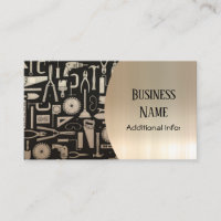 Black & Gold Workshop Tools Business Card