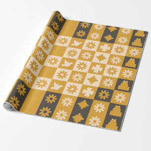 Black & Gold Wrapping paper