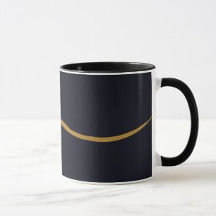 Black & Golden Mug Dsign