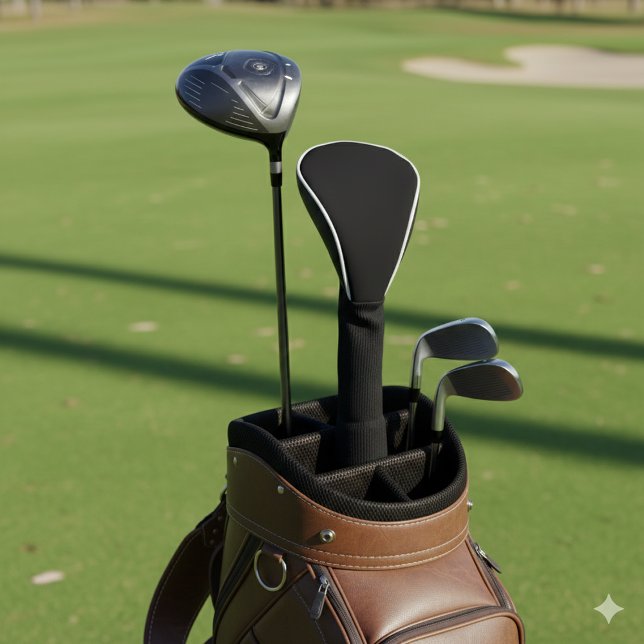 Black Golf Head Cover - Perfect for Your Clubs (Black Golf Head Cover - Perfect for Your Clubs)