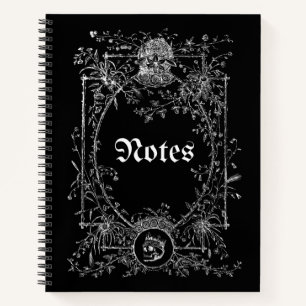 Black Goth Notebook