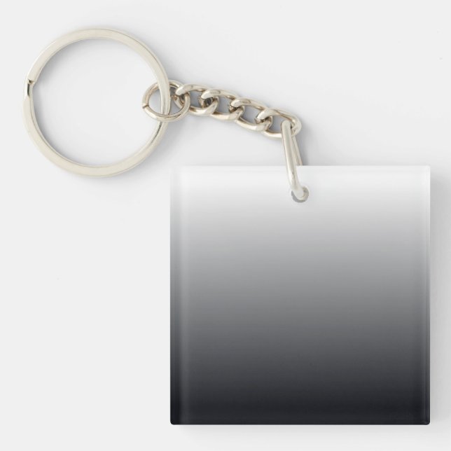 Black Gradient Key Ring (Front)
