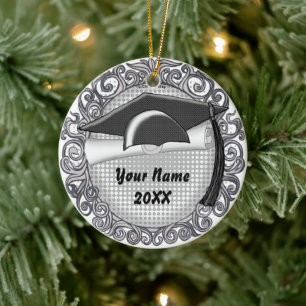 Black Graduation Cap ornament