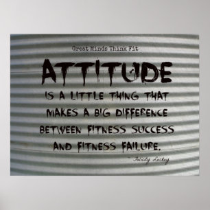 Black Graffiti on Corrugated Iron Fitness Poster! Poster