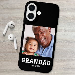 Black Grandad Established Bold Photo iPhone 16 Case