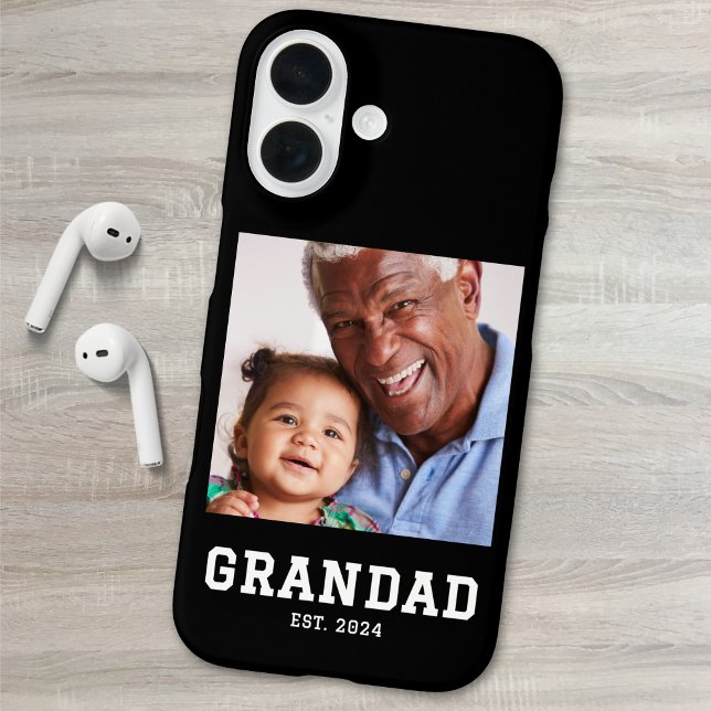 Black Grandad Established Bold Photo Case-Mate iPhone Case (Creator Uploaded)