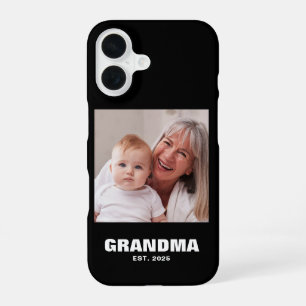 Black Grandma Established Bold Photo iPhone 16 Case