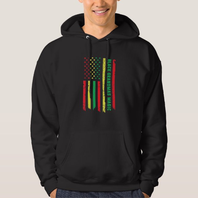 Black Grandmas Magic African Women Black History M Hoodie (Front)