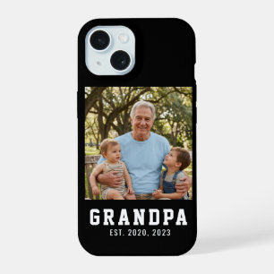 Black Grandpa Established Photo  iPhone 15 Case