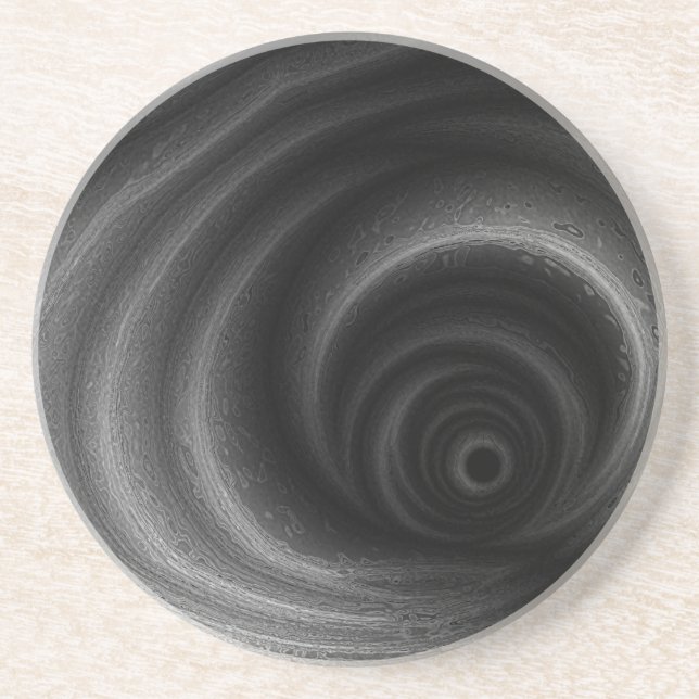 Black Gravity Coaster (Front)