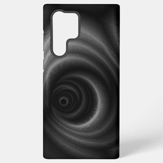 Black Gravity Samsung Galaxy S22 Ultra Case (Back)
