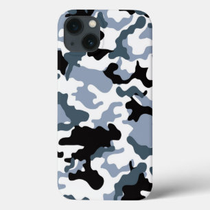 Black & Gray Camo iPhone 13 Case