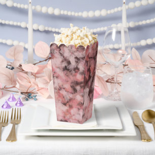 Black Gray Pink White Modern Geometric Abstract Favour Box