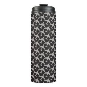 Black Gray Plane Airplanes Pilot Plane Aviation Thermal Tumbler