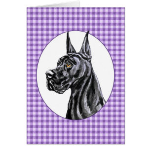 Black Great Dane Check