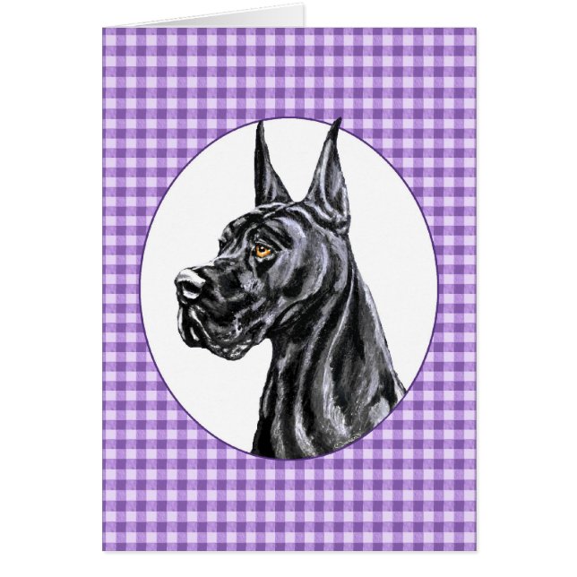 Black Great Dane Check (Front)