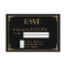Black Great Gatsby Art Deco Wedding RSVP Card
