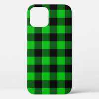 Black Green Check