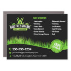 Black Green Lawn Care Landscaping Mowing Lawncare