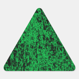 Black & Green Marble Triangle Sticker