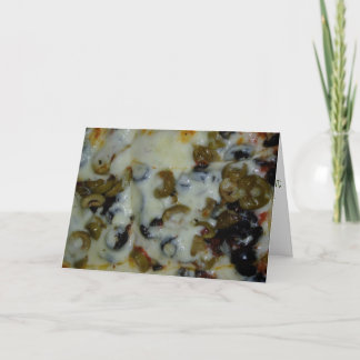 "Black & Green Olives" Birthday Card