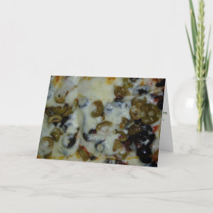 "Black & Green Olives" Get Well Card