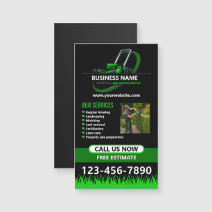 Black Green Professional Lawn Care Landscaping