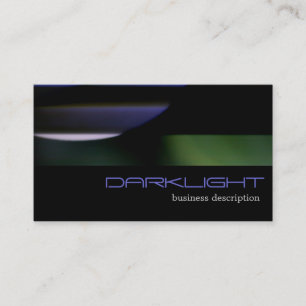 Black-Green-Purple Abstract Modern Generic Business Card