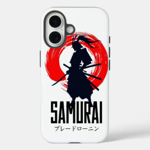 Black & Green Samurai Head – Custom IPHONE  Case