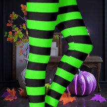 Black & Green Striped