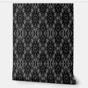 Black grey abstract geometry pattern wallpaper