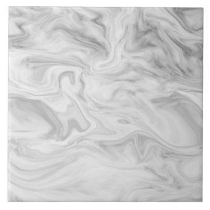 Black Grey and White Marble Texture Ceramic Tile