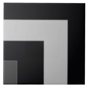 Black/Grey Colour Corner (MB) Tile