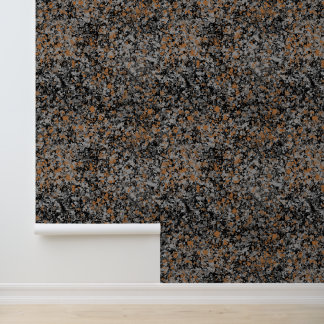 Black Grey Copper Texture Granite Wallpaper