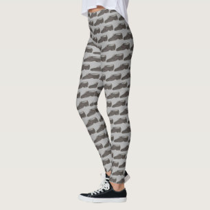 Black Grey Dance Teacher Jazz Shoe Dancer Legging